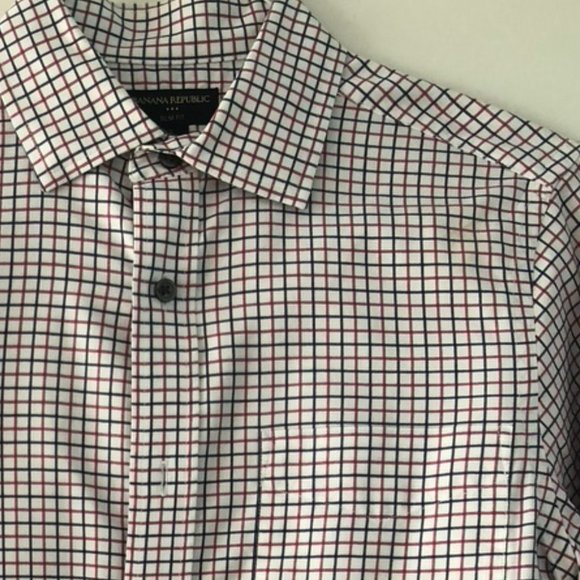 BANANA REPUBLIC COTTON BUTTON UP SHIRT - Picture 3 of 7